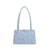 Bolso de Hombro Bordado con Letras Estilo Coreano, Gran Capacidad, Bolso de Mano Simple y de Moda, Bolso Elegante para el Trabajo y los Viajes, Bolso de Axila