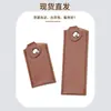 Directo de fábrica, en stock, funda protectora de cuero engrosado para verificador de cartas de mahjong y póker, funda de cuero de almacenamiento anti-trampas, personalizable
