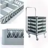 Cesta de Plástico para Lava-Louças com 25 Dentes, Cesta de Armazenamento Empilhável, Cesta para Talheres, Cesta de Alta Temperatura, Cesta para Pratos, Tigela, Prato, Cesta para Copos