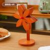 Tapete Isolante de Moinho de Vento de Alta Qualidade, Decoração de Mesa, Lembrancinhas Criativas para Casa, Porta-Panela Anti-Queimadura de Madeira Maciça, Porta-Copo Dobrável, Tapete para Tigela