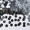 Série cinza prata 3/4/5/6 mm [PL54] Acessórios para vestidos de noiva bordados franceses contas costuradas à mão em PET