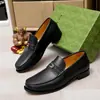 Novos sapatos casuais masculinos de couro genuíno da marca original, sapatos sociais de couro slip-on respiráveis para negócios, sapatos derby