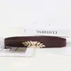 Cinturón Fino para Mujer con Falda Abrigo Moda Cinturón Versátil Hebilla Metálica Simple Fajín Elástico para Mujer