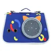 Suministradas directamente por el fabricante, las bolsas transportadoras para gatos y perros son portátiles, transpirables, de un solo hombro y cruzadas para mascotas, para gatos y perros