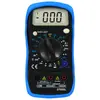 Multímetro DT858L: mide la temperatura, realiza pruebas de continuidad y tiene retroiluminación. Electrónica Weihua