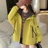 Chaqueta Cortavientos Elegante Nueva para Niñas Primavera Otoño Invierno 2026 para Niños Medianos y Mayores Traje de Montañismo con Capucha Versátil Casual para Exteriores