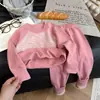Conjunto de ropa de otoño para niños, que incluye ropa interior térmica engrosada, pijama de lana y seda para niños y ropa de estar sin costuras para niñas.