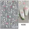 Belleza Completa Transfronteriza Nuevas Pegatinas para Uñas Navidad Ángel Papá Noel Oso Muñeco de Nieve Pegatinas para Uñas