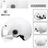 Casco de batería de motocicleta eléctrica con certificación 3C de Four Seasons, esmerilado, para hombres y mujeres, gris, luz, protección solar, verano, lindo