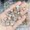 Horquilla de estilo antiguo Hanfu con diseño de flor de jade y ágata de piedra natural, directa de fábrica, accesorios de joyería DIY