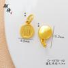 Ansioso por ouro preservador de cor DIY boutique barril da sorte garrafa dourada acessórios da sorte acessórios de caneta da sorte colar com pingente