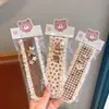 Pinza de tela suave color café para flequillo de niños con lazo de encaje, Diadema mágica para niñas, Accesorio para peinar el cabello de bebé
