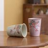 Taza de Coca-Cola Conejo Fresa Ruyao Cerámica Taza Individual Personal para Mujer Gran Capacidad Taza Práctica Taza de Té China Nueva