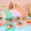 Papel de impresión de dibujos animados bolsa pequeña portátil color servilleta papel de impresión para niña papel doméstico papel tisú al por mayor