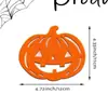 Posavasos de Calabaza Araña de Halloween Fieltro Aislamiento Térmico Antideslizantes Fiesta Festiva Bola de Lana Decoración de Mesa Red de Araña