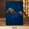 Conjunto de caixa de presente para notebook pode ser impresso com logotipo, adequado para presentes empresariais e de escritório, notebook criativo cultural estilo chinês e moderno como lembrança