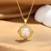 Conjunto de Pérolas Brincos de Videira Vintage Anel Elegante S925 Prata para Mulheres Colar de Fragrância Pequena de Luxo de Alto Padrão