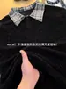 Camisa Polo de Manga Corta con Parche de Cielo Estrellado para Hombre, Estilo Primavera y Otoño, Camiseta Americana Resistente con Hombro Normal, Marca de Moda, Cuello Camisero, Manga Corta de Cinco Puntas