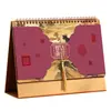 Calendario 2027 con Estilo Chino Tradicional, Adorno de Escritorio de Moda, Calendario Mensual Personalizado para Publicidad Corporativa, Calendario de Desprendible, Logo Personalizado de Unidad
