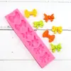 Molde de silicona líquida de 6+ arcos DIY para hornear azúcar decoración de pasteles molde de yeso hecho a mano