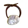 Anillos para el Cabello Elegantes y Simples de Estilo Francés Exquisitos Lujo Ligero Cuerda para el Cabello de Gama Alta Goma para el Cabello Cuerda para el Cabello Adulta Femenina