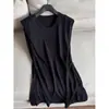2026 Novo Suéter de Tricô Casual Sem Mangas de Seda de Amora Luxo Leve para Mulheres Atacado H09Et50605