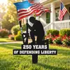 Decorações Populares de Jardim em Ferro Forjado, Bandeira Americana Temática do Dia da Independência, Águia, Coração e Outras Decorações