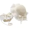 Sombrero de paja para niños, sombrero de verano para niñas, sombrero de princesa, sombrero de playa con protección solar, sombrero de sol para bebé, sombrero de pescador transpirable
