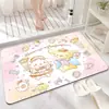Alfombra Sanrio Linda, Absorbente de Agua, Secado Rápido para Baño, Alfombra de Piso Fácil de Cuidar para Inodoro en Casa y Entrada del Baño