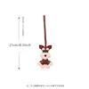 Pendente para Bolsa de Cachorro Schnauzer Popular Transfronteiriço Fofo Desenho Animado de Cachorro Animal Pingente Presente Decoração Atacado