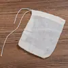 Atacado 8X10cm Saco de Algodão Saco de Gaze Pura de Algodão Saco Filtro para Chá Saco para Caldo de Sopa Saco para Decocção de Temperos