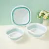 Lavabo plegable de silicona portátil, lavabo para verduras, lavapiés de plástico para dormitorio de estudiante, lavabo multiusos