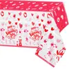 Mantel de Amazon para el Día de San Valentín Transfronterizo Feliz Día de San Valentín Decoración Desechable para Ceremonia de Boda