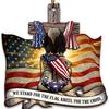 Adornos colgantes para coches militares estadounidenses transfronterizos, botas militares personalizadas, decoración navideña patriótica, regalos para veteranos, colgante