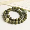 Pulseira Autêntica de Sândalo Verde Argentino Cinco Elementos, Pulseira de Sândalo Estilo Cultural Inspirado no Zen, Venda Direta do Fabricante, Versão para Casal