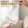 Rodillo quitapelusas con cubierta, rodillo quitapelusas para el hogar, removedor de pelusa para cabello y alfombras, rodillo quitapelusas ensanchado con papel desprendible