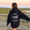 Sudadera con Estampado de Letras Europeas y Americanas de Moda Transfronteriza Diseño Caliente Sudadera con Capucha Estampada