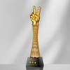 Nuevo Trofeo de Cristal Corona de Pulgar Equipo Grifo de Metal Digital 123 Evento Corporativo Premio Conmemoración
