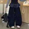 Pantalones de Trabajo de Algodón para Niñas 2026 Nuevas Llegadas de Otoño para Niños Medianos y Grandes Pantalones de Pierna Ancha con Encaje a Cuadros Pantalones de Tijera Ropa de Otoño Pantalones para Niños
