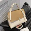 Bolsos Populares para Mujer de Este Año 2022 Nuevo Versátil Verano Bolso de Hombro Único Bolso Cruzado Texturizado de Mano Bolso Cuadrado Pequeño