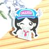 Crachá Acrílico Personalizado Broche Ins Carregador de Carro Criativo Patch Acessórios para Bolsa Pino Fresco