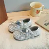 Zapatos de niña con lentejuelas estilo coreano, nueva colección otoño/invierno 2026, zapatos de princesa para niños, zapatos de baile, zapatos para bebé de suela blanda