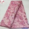 Cheongsam Bordado Colorido de Flor Grande Tecido Jacquard Brocado Antigo Tecido de Renda Brocado Africano
