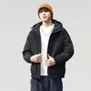Nueva chaqueta de algodón para otoño e invierno con capucha, abrigo de algodón para hombre para exteriores, prenda de abrigo cálida cortavientos de corte holgado, parka para hombre