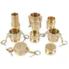 1/ 2-6 pulgadas Tipo Palanca Conector de Cobre Palanca Tipo Latón Conector de Acoplamiento Rápido Cubierta DC Camlock