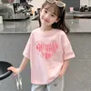 Tops de Verano para Niños Pequeños y Medianos, Camisetas de Manga Corta 100% Algodón Puro para Niñas, Nuevo Estilo 2026, Camisas Elegantes de Manga Media para Bebés Niñas
