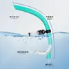 El entrenador recomienda un snorkel montado en la cabeza para el entrenamiento de natación, un equipo especializado de respiración para estilo libre para adultos, un respirador semi-seco