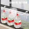 Estante para secar ropa de balcón barandilla de dormitorio barra colgante de mesita de noche cabecera de litera superior estante retráctil para colgar ropa