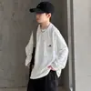 Camiseta de manga larga de otoño para niños, estilo primavera y otoño, nueva colección 2026, para niños mayores, capa interior, camiseta básica, top, camiseta de moda