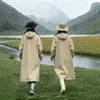 Engrosado Largo Una Persona Cuerpo Completo Hombres Mujeres Lluvia Fuerte Bicicleta Eléctrica Senderismo Ciclismo al Aire Libre Poncho de Lluvia Impermeable Vehículo Eléctrico Adulto